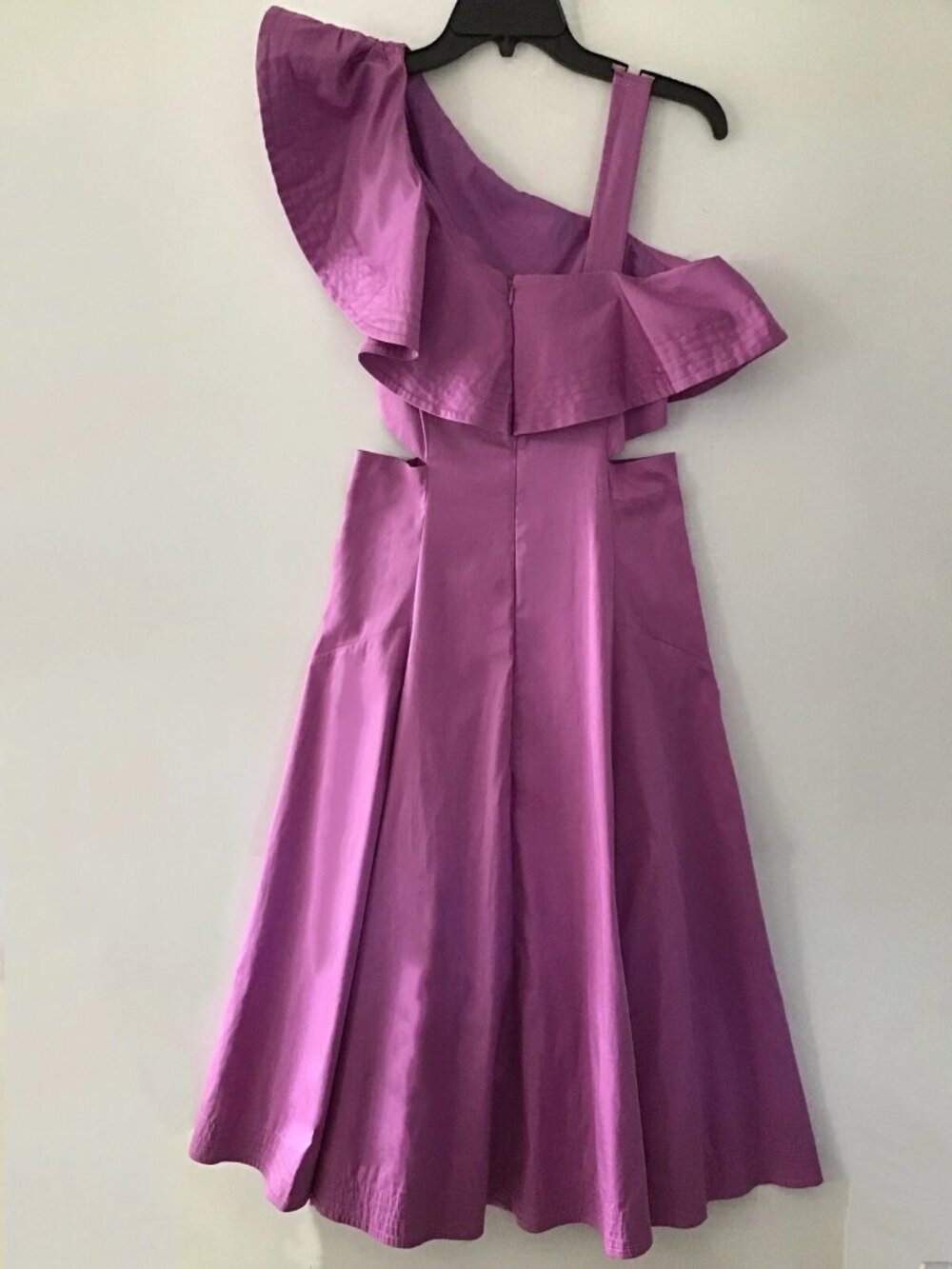 Veronica Beard Beilla One-Shoulder Dress Size 12 - Picture 4 of 5